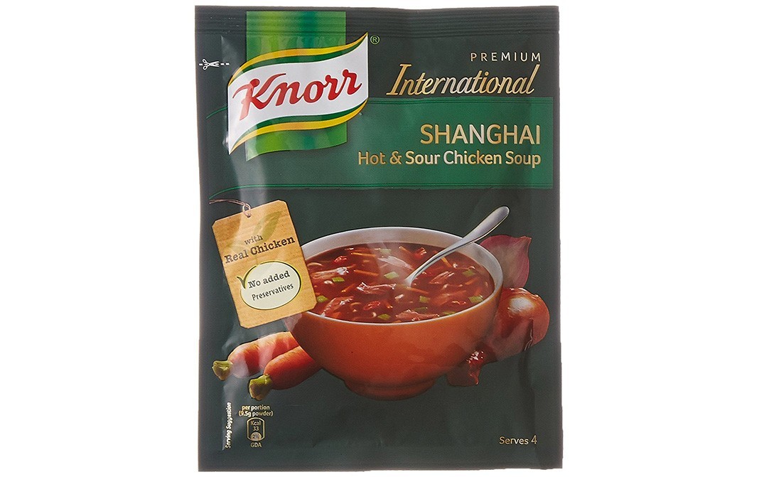 Knorr International Shanghai Hot & Sour Chicken Soup   Pack  38 grams